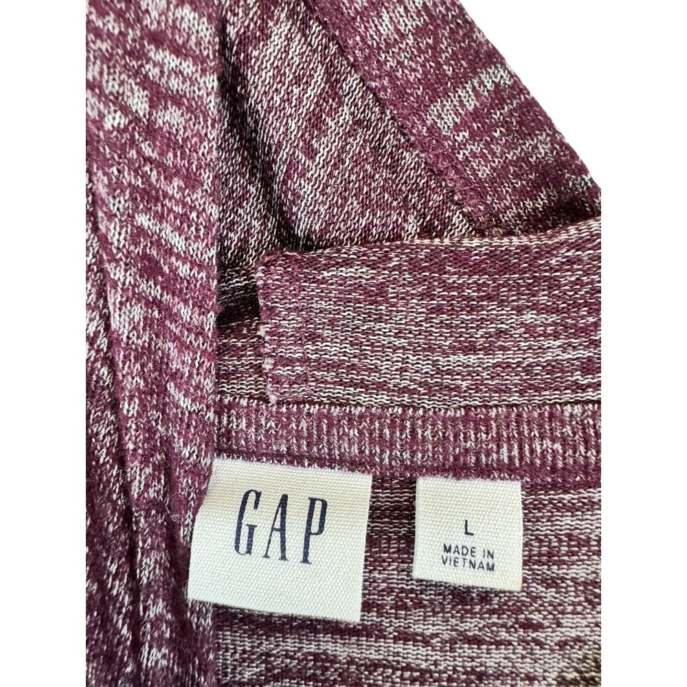 GAP Women’s Two-Piece Pajama Set in Heather Plum - Picture 6 of 10